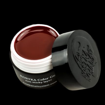 Kostka color gel no sticky layer dark cherry